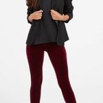 Spanx VELVET RICH BURGUNDY LEGGING PANTS L Photo 0