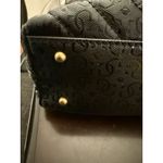 Guess Jania Society Quilted Medium Satchel Crossbody Black Logo Embossed NEW Photo 9