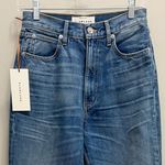 SLVRLAKE NWT Beatnik Jeans High Rise Slim Straight Distressed Size 27 Blue Photo 3