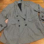 CeCe Black and white houndstooth blazer o Photo 4