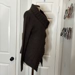 Rubbish  Y2K open front top button cowl neck cardigan Photo 9