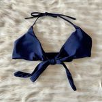 SheIn Navy Blue Twist front Halter Bikini Tops Sz S Photo 68