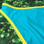Cupshe  Swim Bikini Bottom Swimwear Blue/Yellow size Large NWOT Crochet detail Photo 15