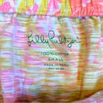 Lilly Pulitzer  Wakely Floral Ruffle Tube Top Small Photo 1