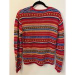 Eddie Bauer Vintage Striped Line Blend Cardigan Sweater PXS Photo 3