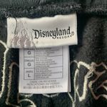 Disney  Parks Disneyland 55 Black Crop Sweatpants Women's Size Large Photo 5