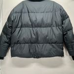 BASS OUTDOOR DISCOVERY PUFFER ZIP SNAP JACKET WOMENS LG BLACK PREOWNED Blue Photo 1