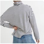Madewell Rivet & Thread Striped Boxy LA Crop Quality Turtleneck Made In USA -L Photo 7