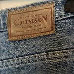 Vintage Straight leg Medium Blue Jeans By Crimson 28 Photo 5