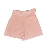 J.Crew  Pink Tie Waist Short in Cotton Poplin Photo 2
