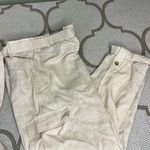 Chico's  Beige Ultimate Fit cargo pockets elastic back waistband ankle Pants Photo 1