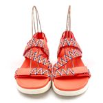 Ryka Rowana Elastic Gore Sport Sandals in Living Coral and Blue Women’s Size 9.5 Photo 8