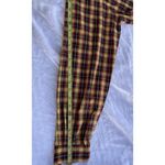 Vintage The Fox Collection Women’s Long Sleeve Button Down Shirt Plaid Size 16 Yellow Photo 5