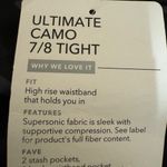Athleta NWT  Camo Ultimate Stash Pocket 7/8 Tight Size‎ 2X Photo 10