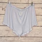 WEEKEND SOUL Shorts Pull On w Ruffle Hem Light Blue Photo 1