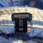 British Khaki Embroidered Shorts Bundle Women’s 8 Nautical Shark Chino Photo 1