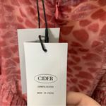 Cider size Small NWT Perfect mate velvet mini dress flowy fit corset style fit Photo 8