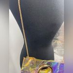 Fluorescent hard plastic bag cross body‎ Gold Photo 2