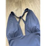 Summersalt  the Plunge One Piece Swimsuit Blue Size 10 V-Neck Cross Back Photo 2