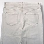 Kensie High Rise Beige Raw Hem Slim Jeans Size 8 Photo 5