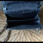 Tory Burch  Black Leather Crossbody Bag with Silver Hardware Photo 4