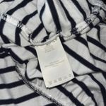 ✨Boden Arabella Navy Blue White Striped Nautical Ruffle Hem Jersey Dress SZ 10 Black Photo 5