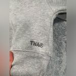 TNA sweatfleece cozy fleece small cropped sweatshirt gray Photo 1