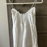 Olivaceous  Dress Mini White Photo 5