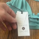 Shade & Shore  Teal Women's Bikini Top Size 34C New with Tags Photo 2