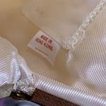 Vintage White Pearl Beaded Enamel & Gold Metal Frame Handbag Hong Kong Photo 5