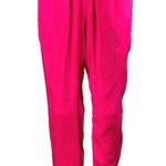 ZARA  Women's Pink High Waisted Pull On Smocked Trousers Sweat Pants Size XS Photo 0
