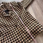 Amaryllis houndstooth blazer cream & black preppy‎ academia career workwear Size XL Photo 2