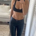 Banana Republic Black Leather Pants Photo 1