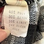 Vintage Buffalo Plaid Shirt Dress Size 8 Black and White Belted Union Made Photo 9