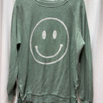 Altar'd State Green and White Crew Neck Sweater/sweatshirt size S Photo 0