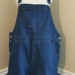 Modcloth NEW Fervour Stretch Denim Chest Pocket  Jeans Overall Shorts Size 1X Photo 0