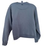 Marc Jacobs Marc Jacob Women's The Cotton Logo Sweatshirt Blue Gray size M Photo 4