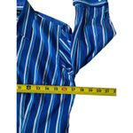 Jones New York Blue Collared Button Up Shirt 3/4 Sleeve Women Size Small | 46-5 Photo 4