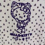 Sanrio Hello Kitty x New Girl Order Pointelle Long Sleeve Crop Top White Size 16 Photo 2