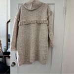 Wit & Wisdom Fringe Yoke Cardigan in Heather Oatmeal Size Large NWT Photo 7