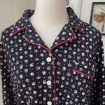 Lucky Brand Women’s 2pc Long Pajama Set Black Pink L Photo 2