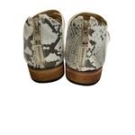 A Rider Girl Alana Snake Loafers Size 10 Vegan Fringe Pointed Toe Western Modern White Photo 5