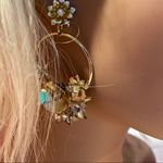Costume Statement Earrings Gold Photo 7