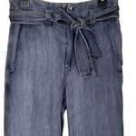 Overlover Abbott Paperbag Denim Pants in Denim Grey Size 25 Gray Photo 2