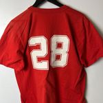 Vintage Blitz T Shirt 80s 90s Red Large L USA Henley Baseball Sports Graphic Tee Photo 8