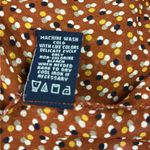 Max edition Lightweight Tie Front Polka Dot Short Flutter Sleeve Blouse Size XL Photo 10