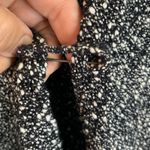 Eileen Fisher  Black White Cardigan Sweater Jacket W-173 Size Small Petite Photo 2