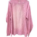 AC/DC Womens size 1X long sleeve bleach washed pink band tour tee๐๐ผ Photo 2