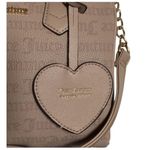 Juicy Couture NWT--CAFE BESTSELLERS FAME SATCHEL CROSSBODY HANDBAG Gorgeous handbag, satchel style with crossbody buckle strap, top zip closure, inside has ine open pocket and one zip pocket, measures 9 1/2 x 9 x 4, brand new with tags Photo 2