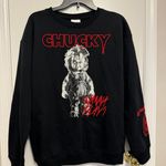 Chucky Sweatshirt Size Small Black Photo 0